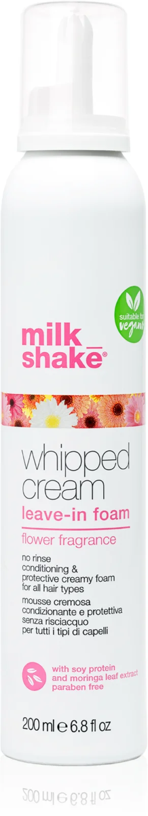 milk shake whipped cream